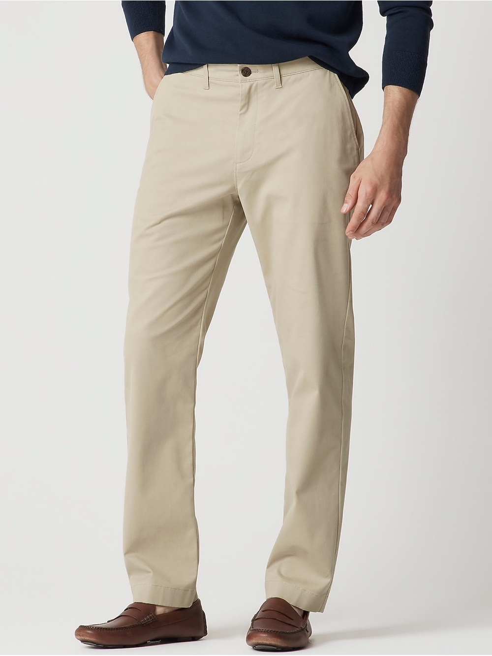 J.Crew Straight-fit TruTemp365® chino pant in Burnished Khaki size 34 x 34 NWT